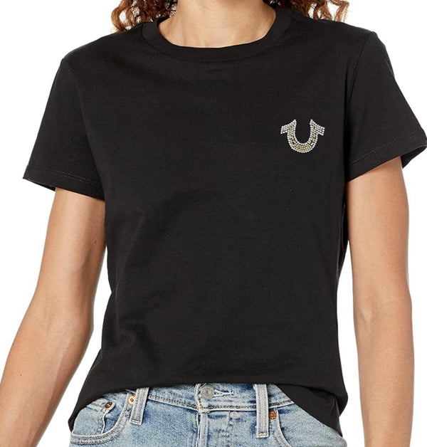 True Religion Ombre Crystal Crew Tee