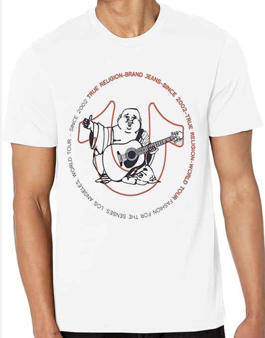 True Religion SS Two Tone Buddha Tee