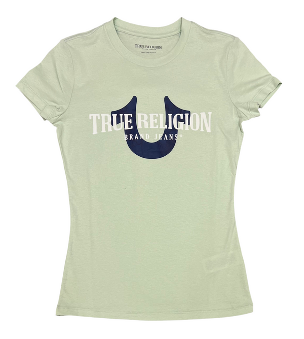 True Religion Flock Arched Slim Crew Tee Women