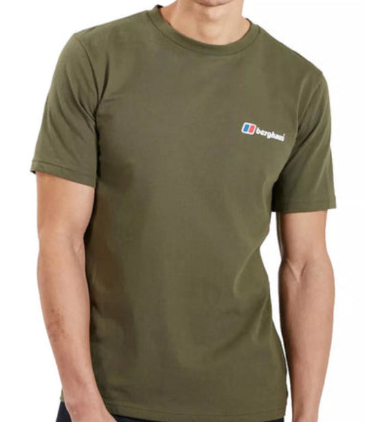 Berghaus Mens Organic Front Back Logo T-Shirt