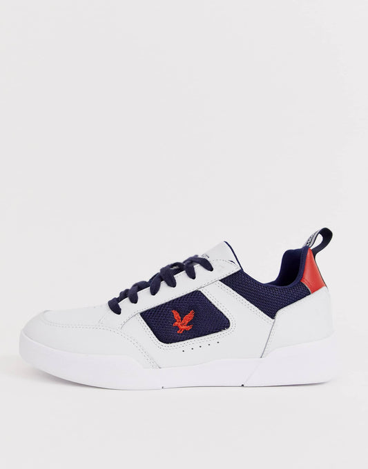 Lyle & Scott Gilzean Leather Logo Trainers