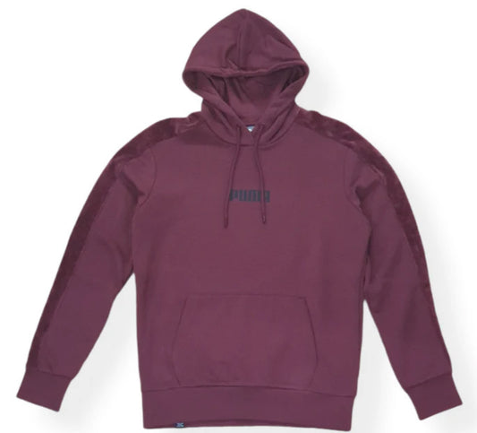 PUMA Velvet Hoodie- Burgundy