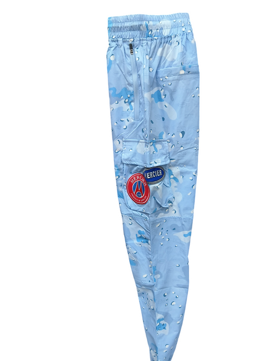 Mercier LightBlue Camo Joggers