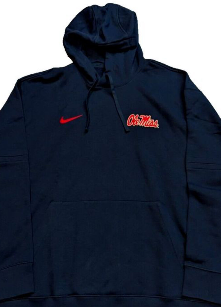 NIKE Ole Miss Rebels Football Club Fleece Hoodie