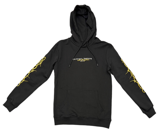 Criminal Damage Barb Wire Hood